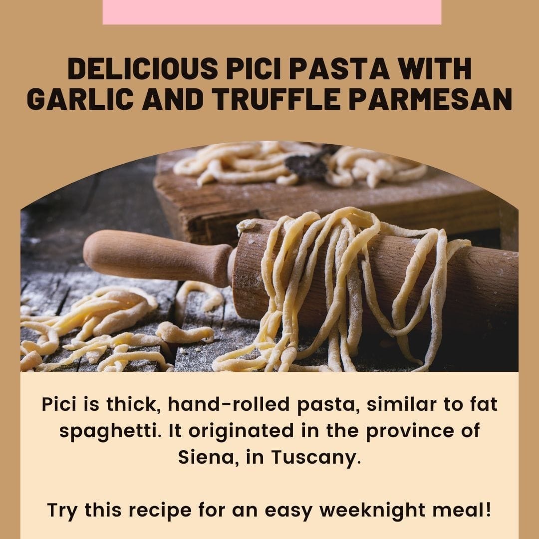 Easy Pici Pasta Recipe!